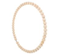 UKCOCO Guirnalda de Madera Diy para Manualidades Madera Kit de Elaboración de Coronitas Decoración para Fiestas y Proyectos
