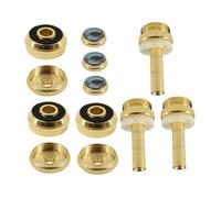 UKCOCO Hebillas Botón para Trompeta Doradas Accesorios Duraderos y Resistentes para Instrumentos Musicales Fácil Instalación para Modelos