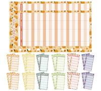 UKCOCO Hojas de Presupuesto Diarias Perforadas 100 Piezas, Insertos Prácticos para Planificador de Gastos, Hojas de Contabilidad Seguras para Uso Doméstico, Oficina y Color Aleatorio