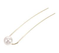 UKCOCO Horquilla Pelo Forma de U 12,5 Cm Perla Decorativa Única, Palitos de Pelo para Moños, Accesorios Chinos Cabello Largo, Horquillas Francesas para Peinados Elegantes