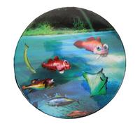 UKCOCO Instrumento Oceánico Redondo para Niños, Percusión con Bolas, Sonido de Olas Marinas, Adecuado para Aulas de Música, Fiestas y Juegos Infantiles