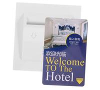 UKCOCO Interruptor de Tarjeta para de Energía con Retardo de Líneas Panel Blanco Elegante para Ahorro de Energía Habitaciones de Hotel y Casa Control Seguro y Fiable