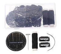 UKCOCO Juego De Clips y Agujas Para Hacer Pelucas 1 Set Tamaño Pequeño Clip a Presión Color Negro Para Tramas De Cabello y Extensiones Profesionales Uso Cómodo y Preciso