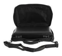 UKCOCO Juego de Estuche y Mochila Portátil para Oboe en Cuero Pu Negro, Funda Protectora Duradera Interior de Felpa para Transporte Seguro y Almacenamiento en Conciertos y Viajes