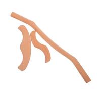 UKCOCO Juego de Masajeador Corporal de Madera Natural para Esculpir Músculos, Raspador Manual Gua Sha 3 Formas (m Grande, M Pequeño, S), Herramienta para Terapia de Masaje Completa