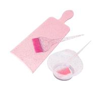 UKCOCO Juego De Pincel y Bol Para Teñir Cabello Rosa, 1 Unidad, Tamaño Cómodo, Kit Para Mezcla De Tinte, Uso Doméstico, Suministros Para Salón Profesional