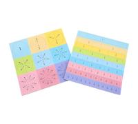 UKCOCO Juego Educativo Magnético de Fracciones Fichas y Material Manipulativo para Enseñanza Matemática Kit de 1 Set para Primaria Uso Blancas y Superficies Magnéticas