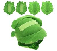 UKCOCO Juguete De Comida De Fieltro Educativo para Niños, Juguete Sensorial Montessori Desmontable, Accesorio Vegetal Repollo De Fieltro, Juego Didáctico para Jardín De Infancia y Desarrollo Motriz