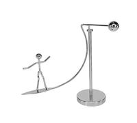 UKCOCO Juguete de Escritorio de Metal en Forma de Plateado Movimiento y Función de Balance y Adorno de Vaso en Oficina y Escuela
