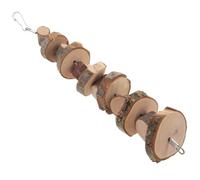 UKCOCO Juguete para Hámster y Pequeños Roedores de Madera Marrón Formas Únicas para Cuidado Dental y Mejorar el Bucal Juego