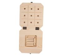 UKCOCO Juguetes Montessori Sensory de Madera para Años Tablero Texturizado para Entrenamiento Sensorial y Equilibrio Bloques Educativos para Aula de Infantil y Desarrollo Cognitivo