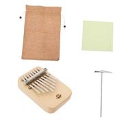 UKCOCO Kalimba Mini Piano De Dedo Portátil De Madera Natural De Teclas Instrumento Musical Liviano Con Sonido Para Principiantes y Músicos Regalo
