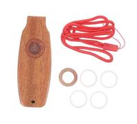 UKCOCO Kazoo de Madera Marrón Fácil de Aprender Estructura Resistente para Interpretación Musical en Cumpleaños o Regalos Festivos Color Aleatorio
