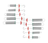 UKCOCO Kit de 10 Resortes Científicos en Espiral Acero y Plástico para Enseñanza Experimental y Uso en Aulas de Física