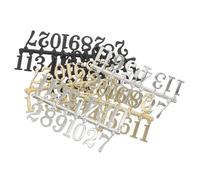 UKCOCO Kit de Accesorios para Relojes Números Arábigos y Romanos DIY 6 Piezas en Plástico para Personalizar y Reparar Esferas de Reloj en Proyectos Personales