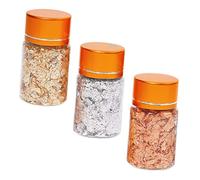 UKCOCO Kit de Decoración para Uñas Láminas de Papel de Aluminio en Varios Colores, Fácil de Usar y Eliminar Cutículas, Adecuado para Arte de Uñas y Fiestas Temáticas