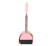 UKCOCO Kit De Limpieza para Mini Escoba con Recogedor De Juguete Escoba y Recogedor De Limpieza y Organización Casa o Jardín Color Rosa