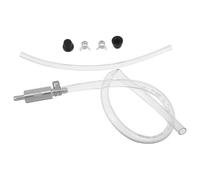 UKCOCO Kit de Purga de Frenos para Motocicleta Manguera Hidráulica Flexible Tapón de Goma Tubo Transparente Resistente al Aceite Herramienta Manual para Mantenimiento y Purgado Seguro