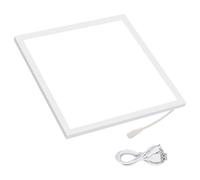UKCOCO Lámpara LED para Fotografía de 30w sin Sombras Panel Acrílico Blanco, Iluminación Continua Portátil para Grabación y Fotografía en Interiores