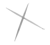 UKCOCO Lápiz Detector de Puntos de Oreja de Inoxidable, Diseño Antideslizante E, Paquete de 2 Piezas para Auriculoterapia Eficaz
