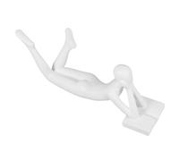 UKCOCO Lectura De Las Mujeres Pensador Figurado Estatua De Estatuto Escultura Estética Abstracta para La Decoración del Hogar Sala De Estar Stant Stante