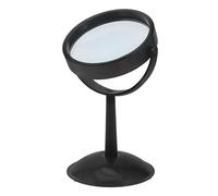 UKCOCO Lente Óptica Experimento Óptico Físico Lente Experimental Óptica de Vidrio y Plástico Distancia Focal 30cm Negro con Soporte para Estudiantes y Enseñanza