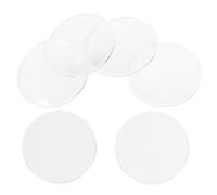 UKCOCO Lentes Ópticas Biconvexas 6 Piezas 42 Mm para Enseñanza de Física y Experimentos Científicos, Herramientas Educativas para Ciencias y Aprendizaje Experimental