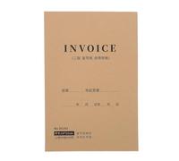 UKCOCO Libro de Recibos Comerciales en Inglés, Formulario de Factura de Dos Partes, Talonario de Pedidos para Pequeñas Empresas, 100 Páginas, Registro de Gastos y Facturas, Gestión