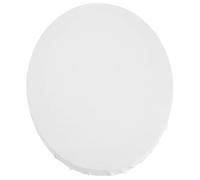 UKCOCO Lienzo Ovalado Soporte Resistente de Lino Marco de Madera Blanco y Lienzo en Blanco para Pintura Acrílica Adecuado para Suministros Artísticos y Decoración de Pared