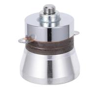 UKCOCO Limpiador Ultrasónico Transductor Ultrasónico 60w 40khz de Acero Plata para Vidrio y Cerámica, Limpieza Profunda y para Hogar y Restaurantes