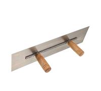 UKCOCO Llana de Doble Mango para Herramienta Manual Alisadora para Pintura y Enlucido de Paredes Paleta de Albañilería Resistente y Versátil para Proyectos Profesionales y Bricolaje