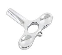 UKCOCO Llave de Afinación de Batería de Metal Ligera y Económica para Principiantes Accesorios de Batería Color Plata