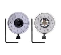 UKCOCO Llave Dinamométrica Angular 2 Piezas Medidor de Ángulo de Torsión, Herramienta Manual de Precisión para Automoción, Indicador de Grado y Fuerza, Compatible Mantenimiento Motor