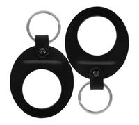 UKCOCO Llavero Porta Monedas de Cuero Diseño Moderno 34Mm Juego de 2 Piezas para Uso Diario y Protección de Monedas