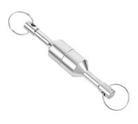 UKCOCO Llaveros Magnéticos para Joyería 2 Unidades, Comprobador Portátil de Metales y Oro, Diámetro 17 Mm, Fuerza Magnética 12 Kg, Detector para Monedas y Pruebas de Plata en Hogar