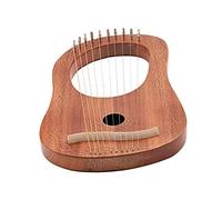 UKCOCO Lyre Harp Cuerdas De Madera Portátil Con Kit De Afinación Para Amantes Música Instrumento Musical y Resonante Para Ejecutantes