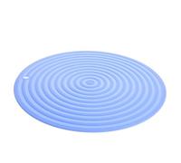 UKCOCO Mantel Individual Redondo de Protector Antideslizante para Encimeras y Mesas Esterilla Multiusos para Platos Calientes y Área de Alimentación de Mascotas Azul