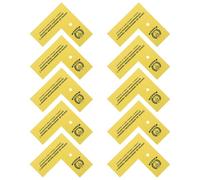 UKCOCO Marcadores impermeables de plástico amarillo 10 piezas con escala para investigación forense en accidentes de tráfico y uso policial