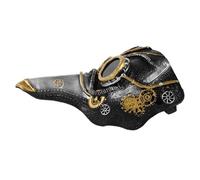 UKCOCO Máscara De De Plaga Media Máscara Del Doctor De La Peste Steampunk Unisex Steampunk Mascarillas