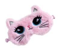 UKCOCO Máscara de Ojos de Gato Peluche Diseño de Dibujos Animados Antifaz para Dormir Cubre Ojos para Dormir Antifaz Encantador Hora del Almuerzo