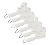 UKCOCO Mecanismo de Control de 6 Piezas Ganchos de Repuesto Compatible Varillas de Cortinas Instalación Accesorios para Decoración de Ventanas Uso Diario