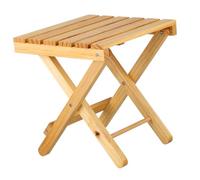 UKCOCO Mesa Plegable Cuadrada De Madera para Exterior Soporte Portátil para Plantas y Picnic Mesa Pequeña Liviana para Camping y Jardín Funcional para Vinos
