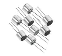 UKCOCO Micrófono Electret de 6050 Terminales Miniatura, Condensador Cuadrado, Paquete de 8 Unidades, para Reconocimiento de Voz y Seguridad en Hogar, Oficina y Comercio, Alta