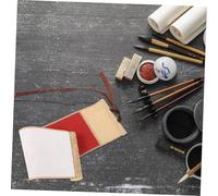 UKCOCO Mini Colgante Rodillo de Madera Papel para Pintura y Caligrafía con Técnica de Teñido con Cera para Decoración Artística Pequeños Estudio u Oficina