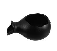 UKCOCO Mini Fuente de Estanque Pequeña con Jarra de Cerámica Diseño de Apertura Superior para Plantas Hidropónicas Efecto Cascada Relajante Base Estable para Decoración de Jardín Patio y