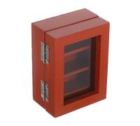 UKCOCO Miniature Wooden Bookshelf for Home Library Decor Unique Small Bookcase for Aesthetic Decorations Vintage Style Book Shelf
