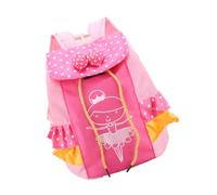 UKCOCO Mochila Escolar Infantil Ballet Niña Rosa Oxford Bolsa De Almacenaje Resistente para Ropa Zapatos Danza