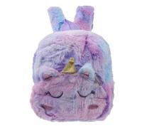 UKCOCO Mochila Pequeña de Peluche Diseño de Unicornio para Niñas, Ligera Cremallera, Adecuado para Uso Escolar y Viajes
