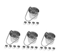 UKCOCO Modelo De Cubo Miniaturas para Pequeños Muñeca De Agua Decoración Adorno En Miniatura Contenedor Pequeño Cubo Pequeño Decorativo Cubo Pequeño Delicado Cubos 5 Piezas x 4