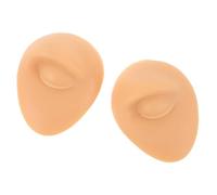 UKCOCO Modelo de Ojo y Ceja de Silicona Blanda Color Piel para Práctica de Piercings 2 Piezas Realistas para Formación Profesional y Simulación Anatómica Ocular Educativa